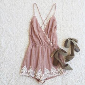 Pink romper